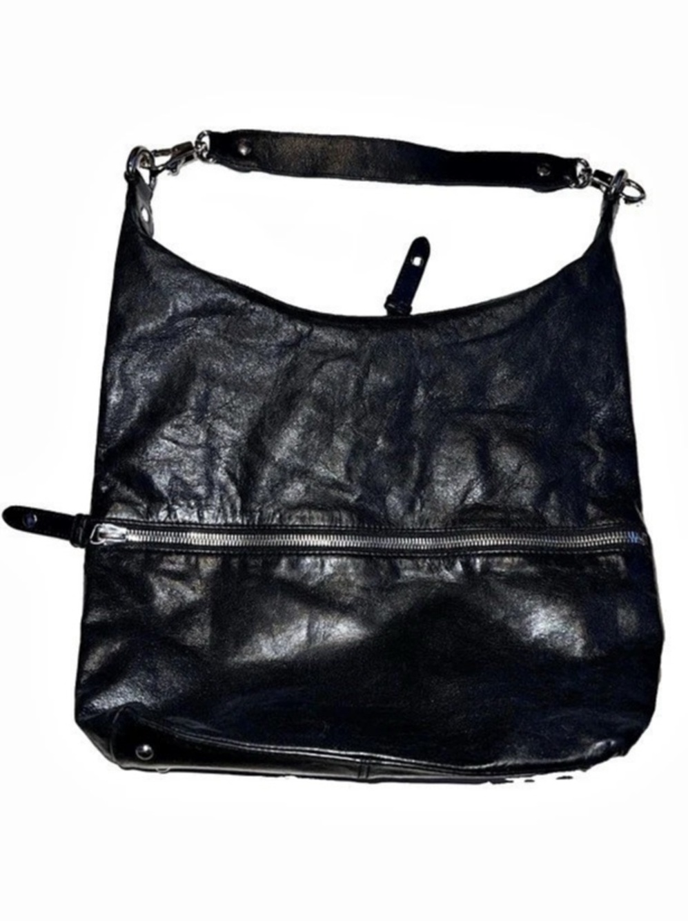 Hobo Black Leather Bag